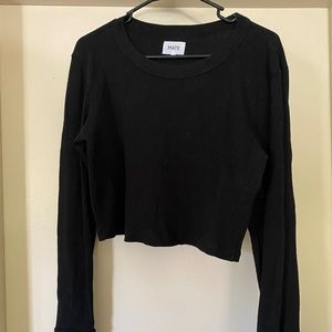 MATE the Label - Organic Thermal Crop Top - L
